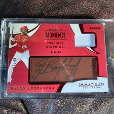 🔥2020 Immaculate Collection Randy Arozarena Debut Moments 8/14/19 RPA /49