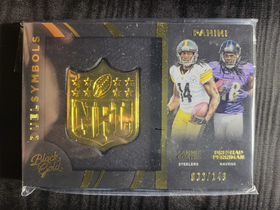 S. Coates / B. Perriman 2015 PANINI BLACK GOLD "DUEL SYMBOLS" INSERT #D 033/149 - Image 1 of 1