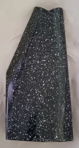 ¡NUEVO! Jarrón negro brillante abstracto moderno japonés de mediados de siglo ¡ÚNICO! - Imagen 1 de 8