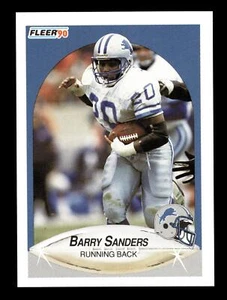 Fleer #284 1990 Barry Sanders casi nuevo o mejor - Imagen 1 de 2
