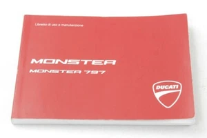DUCATI Monster 797 91373371A Folleto De Uso y Mantenimiento 17-18 - Imagen 1 de 4