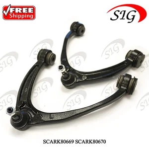 For 2007 - 2014 GMC Yukon XL 1500 Front Upper Control Arms RK80669 RK80670 2PC - Picture 1 of 8