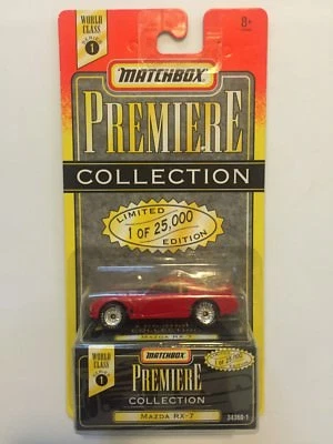 Match Box Premiere Collection Mazda RX-7 Red World Class Series 1 Vintage Model  - Image 1 of 3
