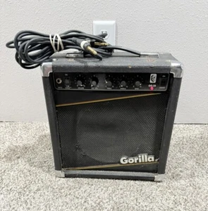 VINTAGE Gorilla GG-25 Guitar Amplifier Amp "The TUBE CRUNCHER" 50W Black Works - Picture 1 of 17