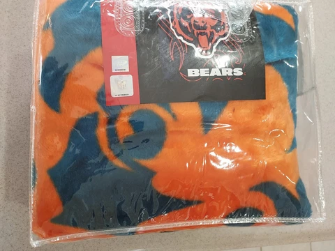 Chicago Bears NFL 50" x 60" Royal Plush Throw Cover