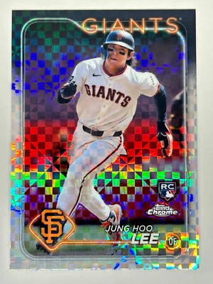 2024 Topps Chrome JUNG HOO LEE RC X-Fractor #201 - Image 1 of 2