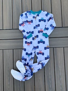 Boy's Size 8 Footed Pajamas - Picture 1 of 4