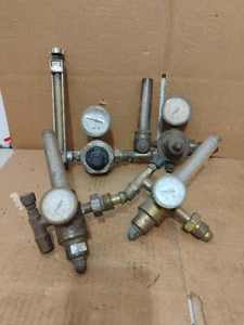 4-Victor flow Meter regulator gauges All Different I Think - Picture 1 of 8