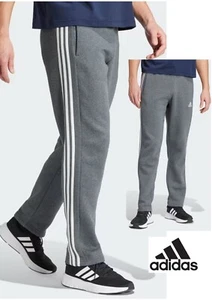 Adidas Men's Essentials 3-Stripes Fleece Pants / Track Pants (IJ8888) - Picture 1 of 13