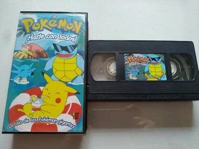 Pokemon Die isla de los Pokemon Giants 3 Folgen Vol 6 1998 - VHS Spanisch 3T - Bild 1 von 3
