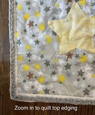 My Little Star  baby quilt -handmade -personalized label option