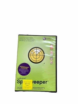 Webroot Spy Sweeper For Windows 98 SE, 2000, ME, XP 300 MHz Processor 128 MB Ram - Image 1 of 2