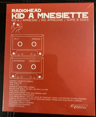 Radiohead Kid A Mnesiette 2x Cassette Book SEALED #4526/5000 XL1166MCX - Image 1 of 4