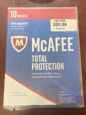 McAfee Total Protection 1 Year 10 Devices | Mtp17esa0raa