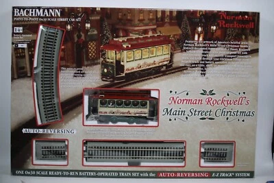 Bachmann 25100 On30 Scale Norman Rockwell’s Main Street Christmas Train Set - Image 1 of 4