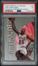 1998 SKYBOX E-X CENTURY ESSENTIAL CREDENTIALS NOW COREY BENJAMIN /65 PSA 5