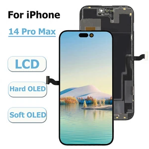 Lotto ricambi digitalizzatore touch screen display OLED morbido per iPhone 14 Pro Max - Foto 1 di 9
