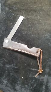 Vintage KA-BAR Knife Sharpening Steel With Original Leather Sheath