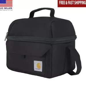 12-Can Insulated Lunch Cooler Organizer W/ Dual Compartments 10.5"x9"x6.5 New - Picture 1 of 5
