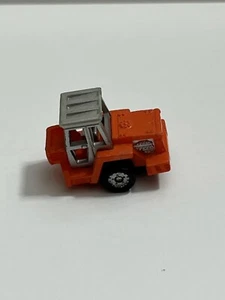 Vintage Micro Machines Galoob 1988 Orange Tractor Trailer Hitch - Picture 1 of 3
