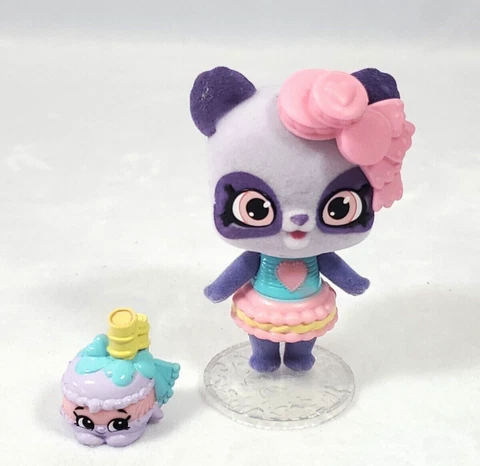 Oh La Panda Shopkins Wild Style Figure Exclusive Fluffy Shoppet Lulu Bamboo Cover