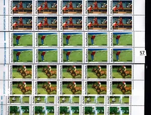 / 10X ROMANIA 2002 - MNH - SPORTS - BASEBALL - GOLF - HORSES - Imagen 1 de 1