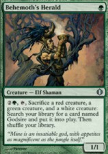 BEHEMOTH'S HERALD Shards of Alara MTG Magic the Gathering Cards DJMagic