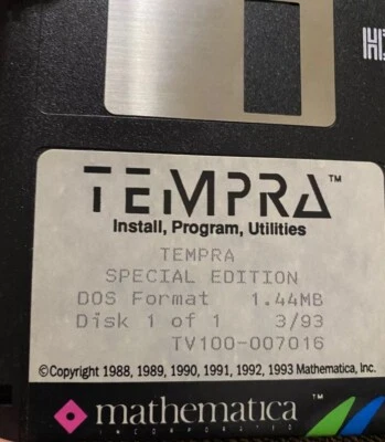 Tempra Pro 3.0 Media Author 2 Turbo Animator 5 Special Ed 1993 3.5" Disk Dos  - Image 1 of 3