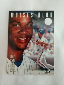 MOISES ALOU BASEBALL CARD 1996 LEAF STUDIO #101 EXPOS