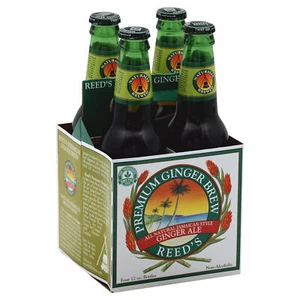 Reed's Soda 4pk Ginger Premium 48 fl oz Pack of 6 - Picture 1 of 1