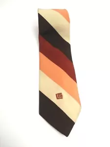 Guy Laroche Krawatten 100 % importiertes Polyester mehrfarbige Streifen Herrenkrawatte - Bild 1 von 8