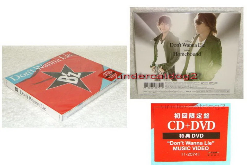 B'Z (BZ) Don't Wanna Lie Taiwan Ltd CD+DVD Foto 1 de 1