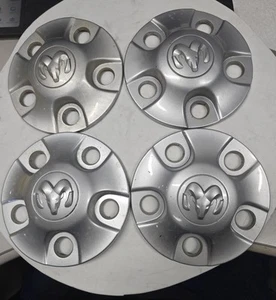 2015-2019 SET 4 Dodge Ram 1500 Silver Center Cap 2449 OEM 1XP54TRMAA - Picture 1 of 5