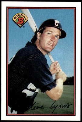 Steve Lyons Chicago White Sox 1989 Bowman Baseball Card #63 - Image 1 of 2