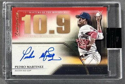2020 Topps Luminaries Masters of Mound Pedro Martinez Mint Auto /10 HOF Sealed - Image 1 of 4