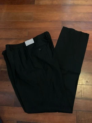 Cordovan & Grey Black Wool/Blend Pant Size 38 NWT - Image 1 of 4