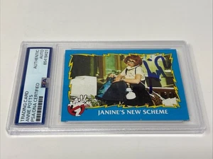 1989 Topps Ghostbusters 2 Annie Potts Janine signierte Autogrammkarte #50 PSA DNA - Bild 1 von 3