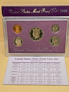 Juego de prueba revestido 1989 EE. UU. Como nuevo embalaje original del gobierno OGP - Imagen 1 de 2