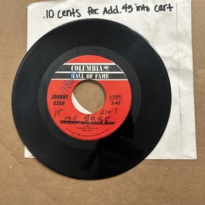 Johnny Cash Understand Your Man/It Ain't Me Babe Columbia Hall Of Fame 45 - Picture 1 of 3