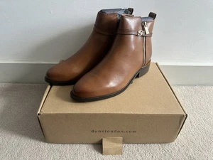 New - Dune London Women's Ankle Boots Pap Buckle Trim UK 6, RRP £99 - Picture 1 of 11