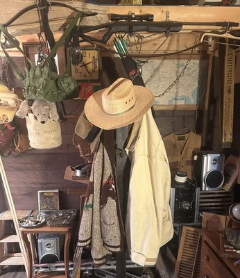 Atwood Straw Cowboy Hat 7 1/8 Marfa Long Oval Made In Mexico Near Mint Vintage - Image 1 of 4