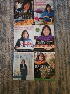 Lot 6 BAREFOOT CONTESSA Ina Garten Hardcover COOKBOOKS In Paris , Family Style - Picture 1 of 17