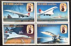 Bahrain 1976 Concorde - SG 232/5 block of four - UM / MNH - Picture 1 of 1