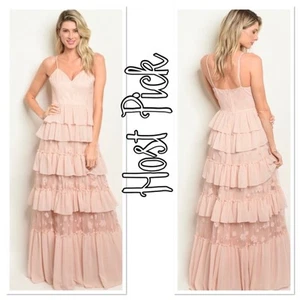 Ruffle Maxi Dress - Picture 1 of 4