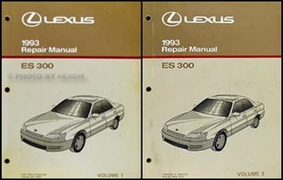 Manual De Reparación Lexus ES 300 1993 Conjunto De 2 Volúmenes ES300 Servicio - Imagen 1 de 4