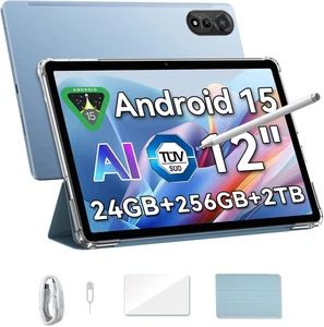 Blackview Mega 2 Android 15 Tablet 12 Pulgadas FHD+ 2K, Dual 4G LTE & 5G Wifi, 2 - Imagen 1 de 12