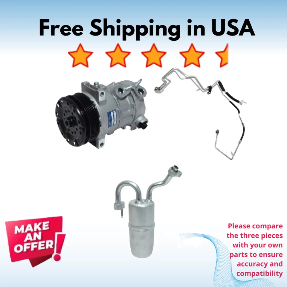 Kit Compresor A/C Fit Chrysler Sebring 2009-2010 Foto 1 de 1