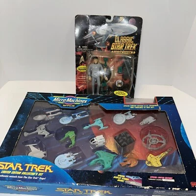 Micro Machines - Star Trek Limited Edition Collectors Set With Spock Figure - Image 1 of 4