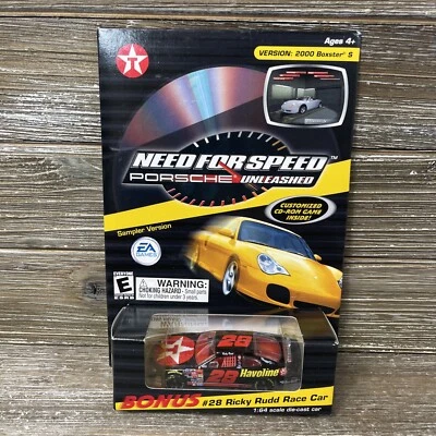 NEW Need For Speed Porsche Unleashed Cd-Rom Game Texaco NASCAR #28 1/64 Game - Image 1 of 4