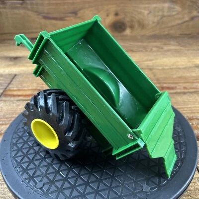 Tomy John Deere Tractor Cart Plastic, Rubber Tires - Image 1 of 4